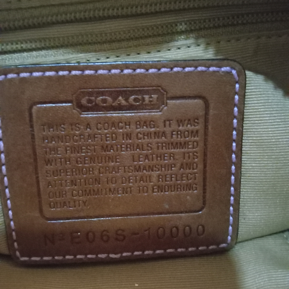 Vintage coach small bag